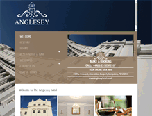 Tablet Screenshot of angleseyhotel.co.uk